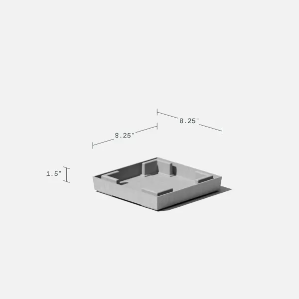 imageVeradek VResin IndoorOutdoor Taper Planter 2Pack 26 inch BlackGray