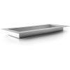 imageVeradek GEO Wide Planter  WhiteStainless Steel