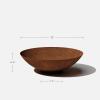 imageVeradek Corten Steel Series Steel Round Bowl Planter BV22RSRust