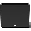imageVeradek Block Series Span Plastic Planter  Tall Rectangular Planter for Indoor or Outdoor PatioPorch  Durable AllWeather with Removable Insert Bucket  Modern Design for Plants Flowers2 PackBlack