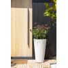 imageVeradek Demi Series Tall Planter for Porch Patio Backyard  Durable PlasticConcrete Material  Modern Dcor for Tall Plants GrassesWhite