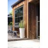 imageVeradek Demi Series Tall Planter for Porch Patio Backyard  Durable PlasticConcrete Material  Modern Dcor for Tall Plants GrassesWhite