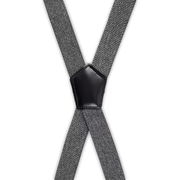 imageDOCKERS Mens Solid SuspenderTextured Gray