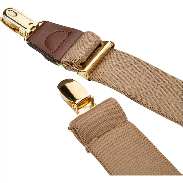 imageDockers Mens Adjustable Solid SuspenderKhaki