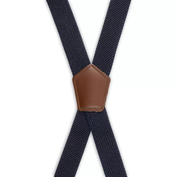 imageDockers Mens Adjustable Solid SuspenderTextured Navy