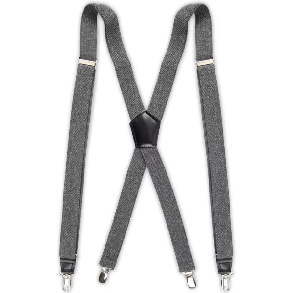 imageDOCKERS Mens Solid SuspenderTextured Gray