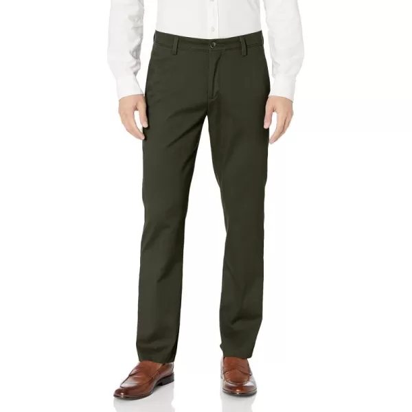 imageDockers Mens Slim Fit Easy Khaki PantsOlive Grove