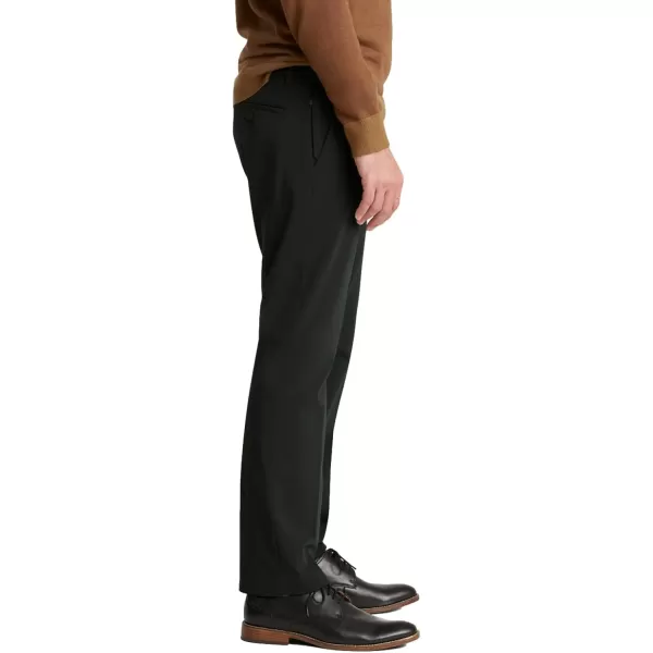 imageDOCKERS Mens City Trouser Straight Fit Smart 360 Tech PantsMineral Black