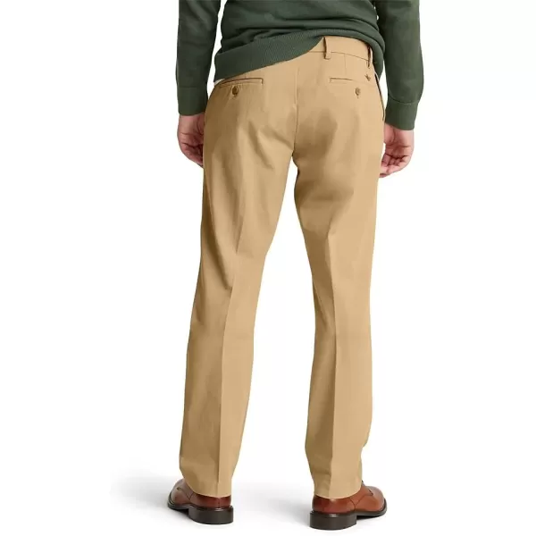 imageDOCKERS Mens City Trouser Straight Fit Smart 360 Tech PantsNew British Khaki