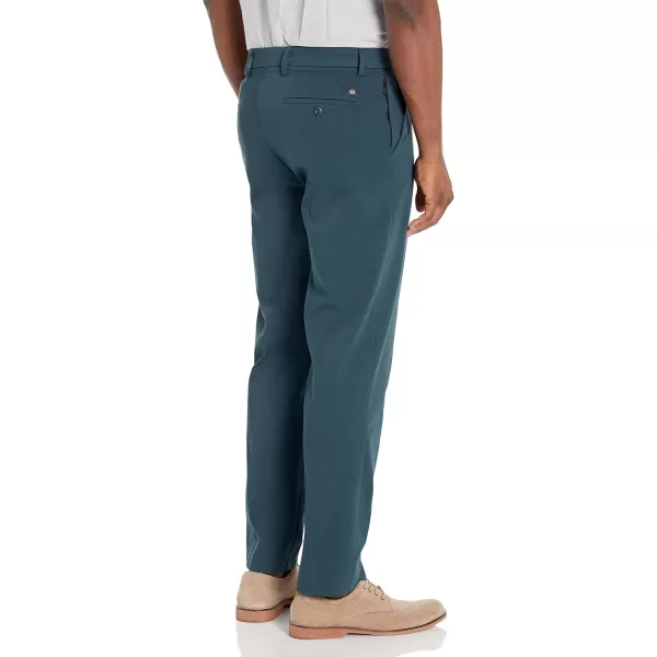 imageDOCKERS Mens City Trouser Straight Fit Smart 360 Tech PantsNew Magical Forest Teal