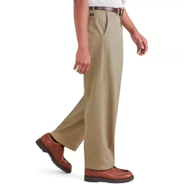 imageDOCKERS Mens Relaxed Fit Signature Iron Free Khaki With Stain Defender PantsNew British Khaki