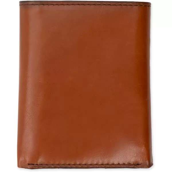 imageDockers Mens Extra Capacity Slim Profile Trifold Wallet with Multiple Card Slots and ID WindowTan Xcap