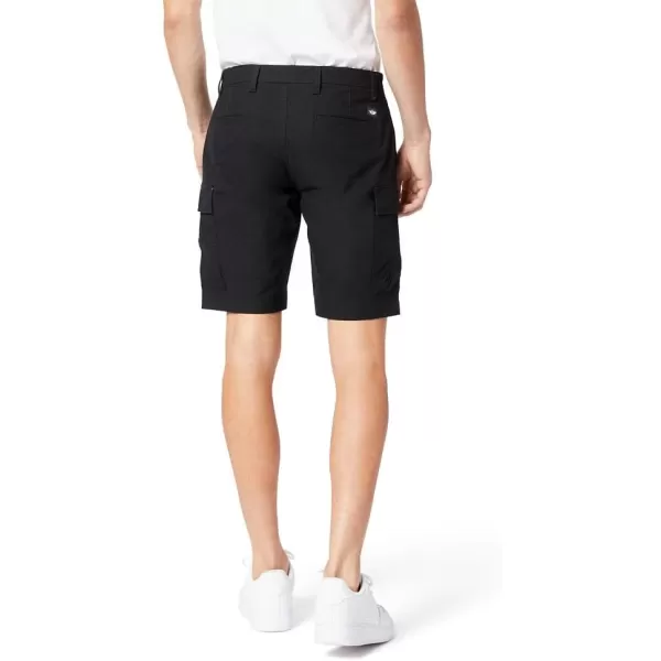 imageDockers Mens Tech Cargo Straight Fit Smart 360 Tech Shorts Regular and Big ampamp TallMineral Black