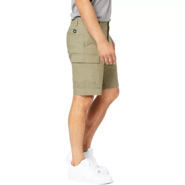 imageDockers Mens Tech Cargo Straight Fit Smart 360 Tech Shorts Regular and Big ampamp TallSage Garden