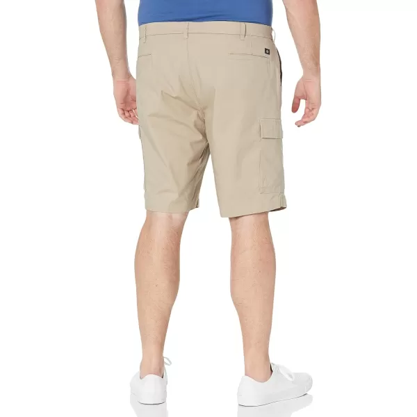 imageDockers Mens Tech Cargo Straight Fit Smart 360 Tech Shorts Regular and Big ampamp TallTaupe Sand