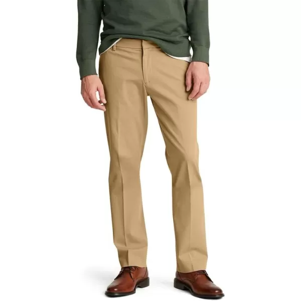 imageDOCKERS Mens City Trouser Straight Fit Smart 360 Tech PantsNew British Khaki