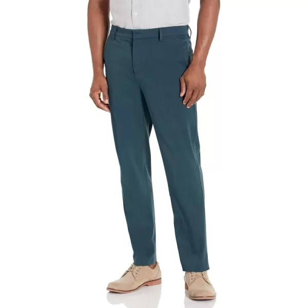 imageDOCKERS Mens City Trouser Straight Fit Smart 360 Tech PantsNew Magical Forest Teal