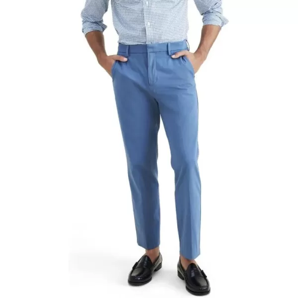 imageDOCKERS Mens City Trouser Straight Fit Smart 360 Tech PantsOceanview Blue