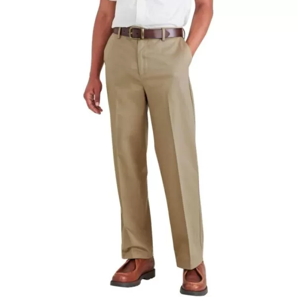 imageDOCKERS Mens Relaxed Fit Signature Iron Free Khaki With Stain Defender PantsNew British Khaki