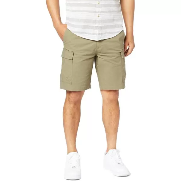 imageDockers Mens Tech Cargo Straight Fit Smart 360 Tech Shorts Regular and Big ampamp TallSage Garden