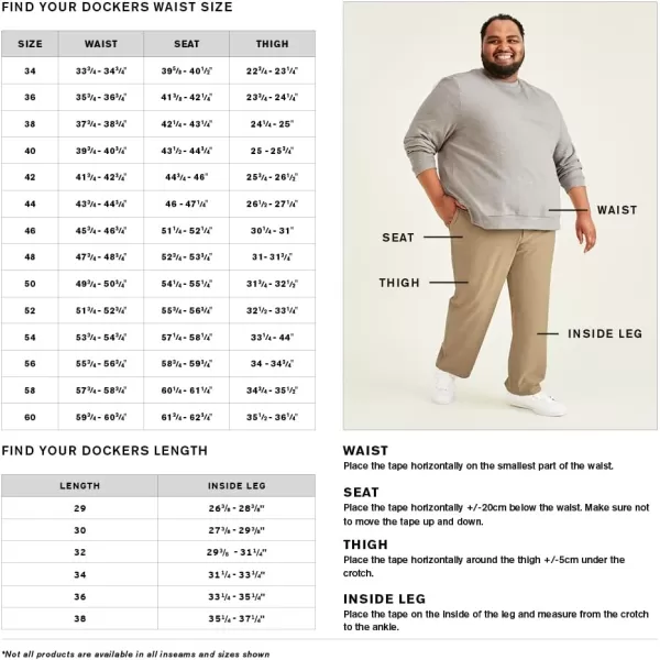 imageDOCKERS Mens Goto Cargo Straight Fit Smart 360 Flex Pants Standard and Big ampamp TallNew British Khaki