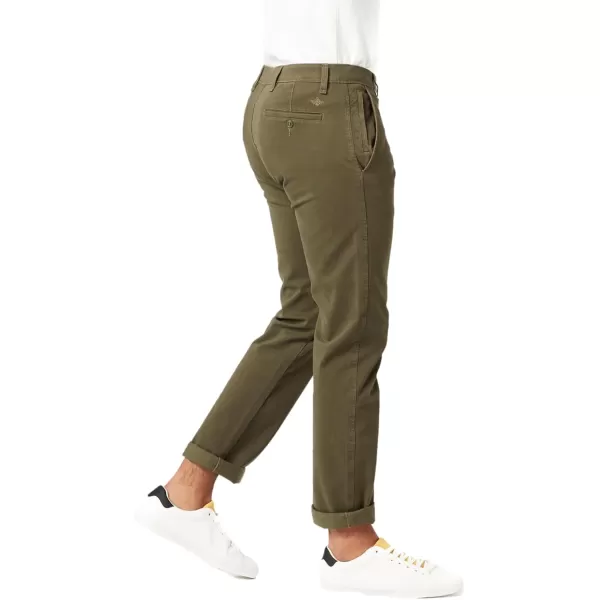 imageDockers Mens Slim Fit Ultimate Chino Pant with Smart 360 FlexArmy Olive