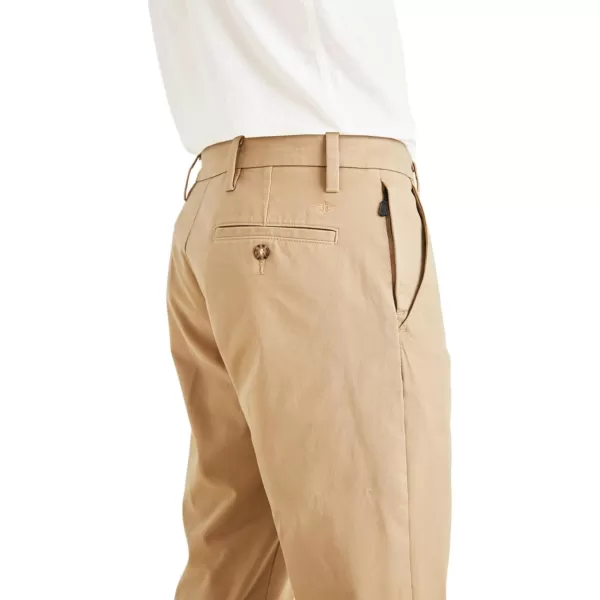 imageDockers Mens Slim Fit Workday Khaki Smart 360 Flex PantsNew British Khaki