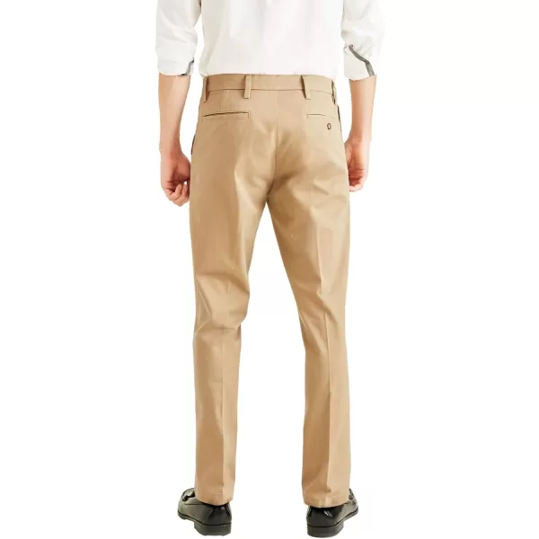 imageDockers Mens Slim Fit Workday Khaki Smart 360 Flex PantsNew British Khaki