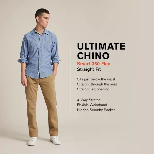 imageDockers Straight Fit Ultimate Chino Pant with Smart 360 Flex Regular and Big ampamp TallPorcelain Khaki