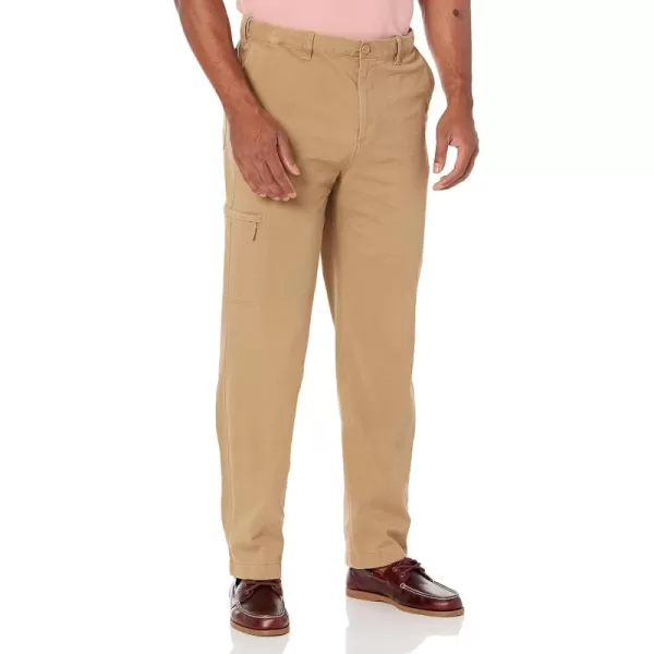 imageDOCKERS Mens Goto Cargo Straight Fit Smart 360 Flex Pants Standard and Big ampamp TallNew British Khaki