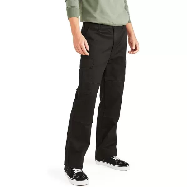 imageDockers Mens Relaxed Fit Cargo PantsBeautiful Black