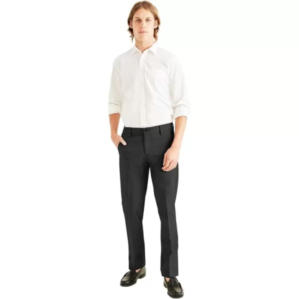 imageDockers Mens Slim Fit Workday Khaki Smart 360 Flex PantsBlack