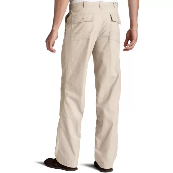 imageDockers Mens Classic Fit Comfort Cargo PantsLight Buff