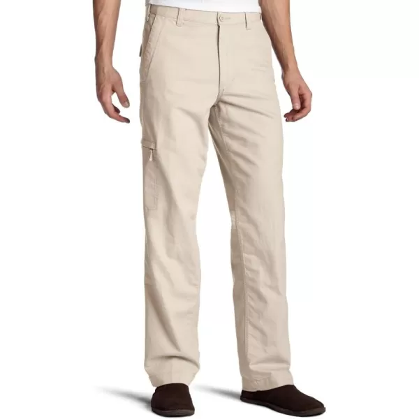 imageDockers Mens Classic Fit Comfort Cargo PantsLight Buff