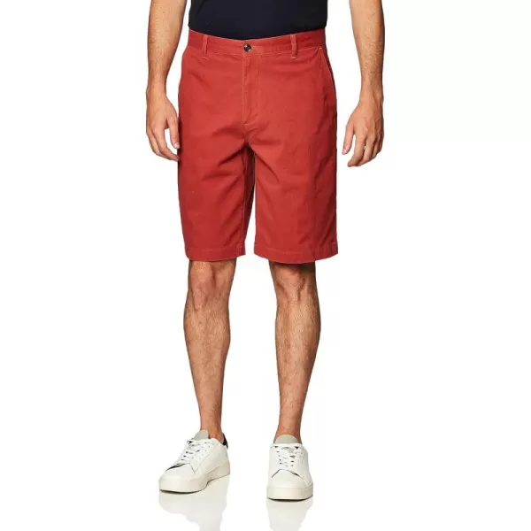 imageDockers Mens Perfect Classic Fit Shorts Regular and Big ampamp TallBank Red