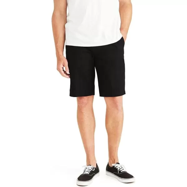 imageDockers Mens Perfect Classic Fit Shorts Regular and Big ampamp TallMineral Black