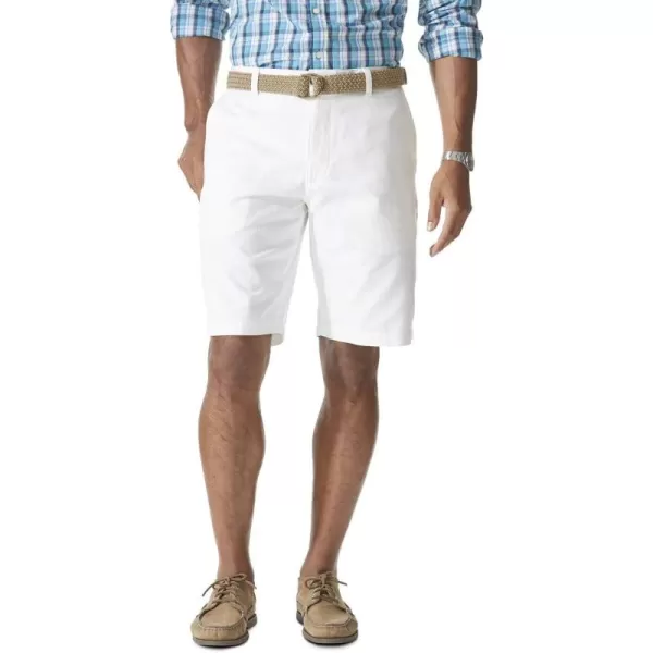 imageDockers Mens Perfect Classic Fit Shorts Regular and Big ampamp TallWhite Cap