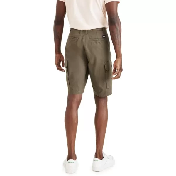 imageDOCKERS Mens Perfect Cargo Classic Fit ShortsEarth Moss Green