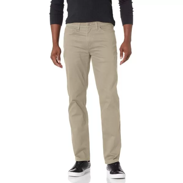 imageDockers Mens Straight Fit Jean Cut All Seasons Tech PantsSafari Beige