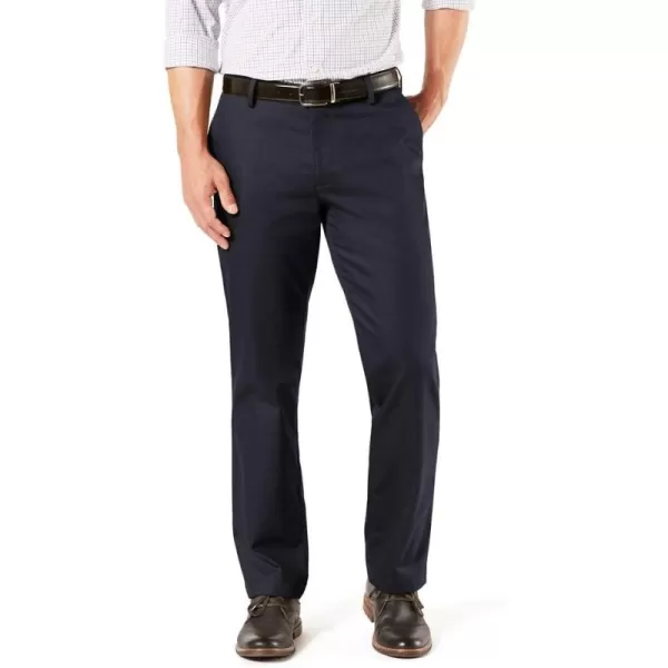 imageDockers Mens Straight Fit Signature Lux Cotton Stretch Khaki PantNavy