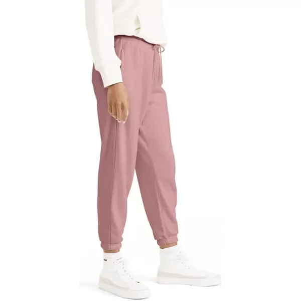 imageDOCKERS Womens Slim Fit Knit JoggerAsh Rose Pink Brushed Terry