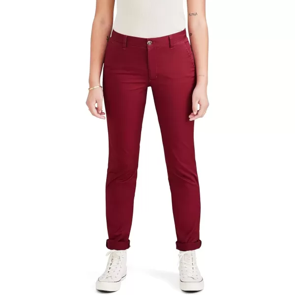 imageDOCKERS Womens Slim Fit Weekend Chino PantsTibetan Red