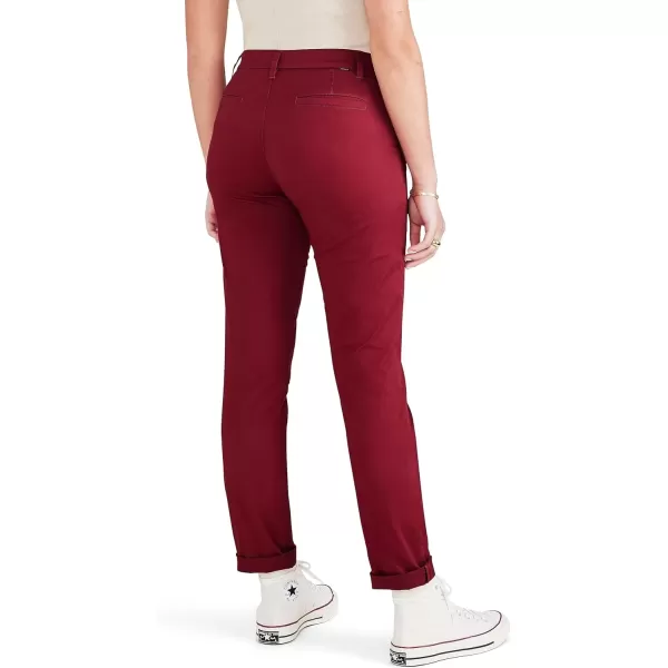 imageDOCKERS Womens Slim Fit Weekend Chino PantsTibetan Red