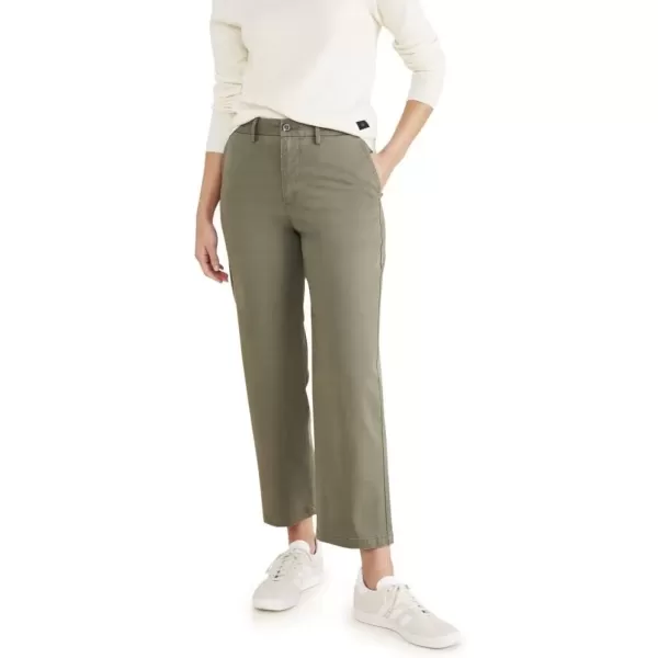 imageDockers Womens Straight Fit High Rise Weekend Chino PantsCamo Green