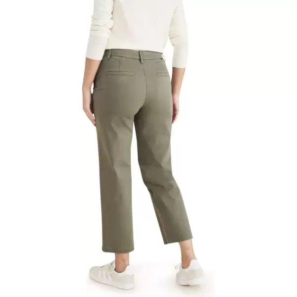 imageDockers Womens Straight Fit High Rise Weekend Chino PantsCamo Green