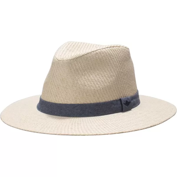 imageDOCKERS Mens Straw Fedora HatNavy