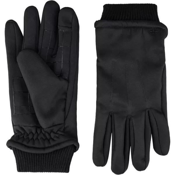 imageDOCKERS mens Fabric Gloves With Smartphone Touchscreen CapabilityBlack Mixed Media