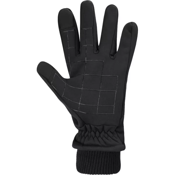 imageDOCKERS mens Fabric Gloves With Smartphone Touchscreen CapabilityBlack Mixed Media