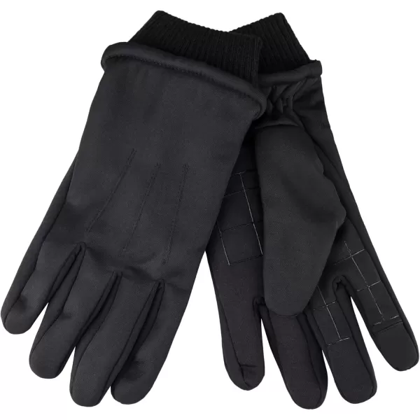 imageDOCKERS mens Fabric Gloves With Smartphone Touchscreen CapabilityBlack Mixed Media