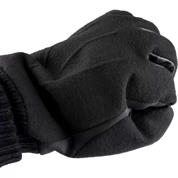 imageDOCKERS mens Fabric Gloves With Smartphone Touchscreen CapabilityBlack Wool